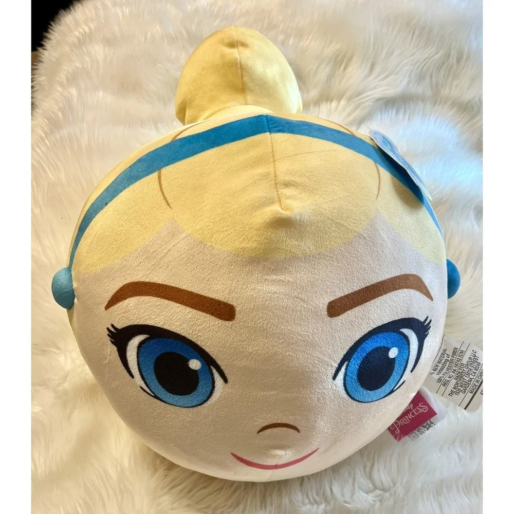 Disney Cloud Travel Pillow Princess Cinderella Character Head 15